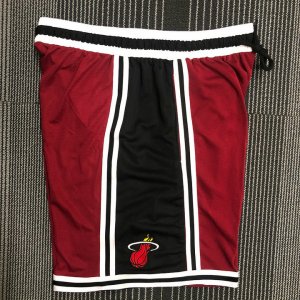 NBA Miami Heat 2022 training shorts Rouge